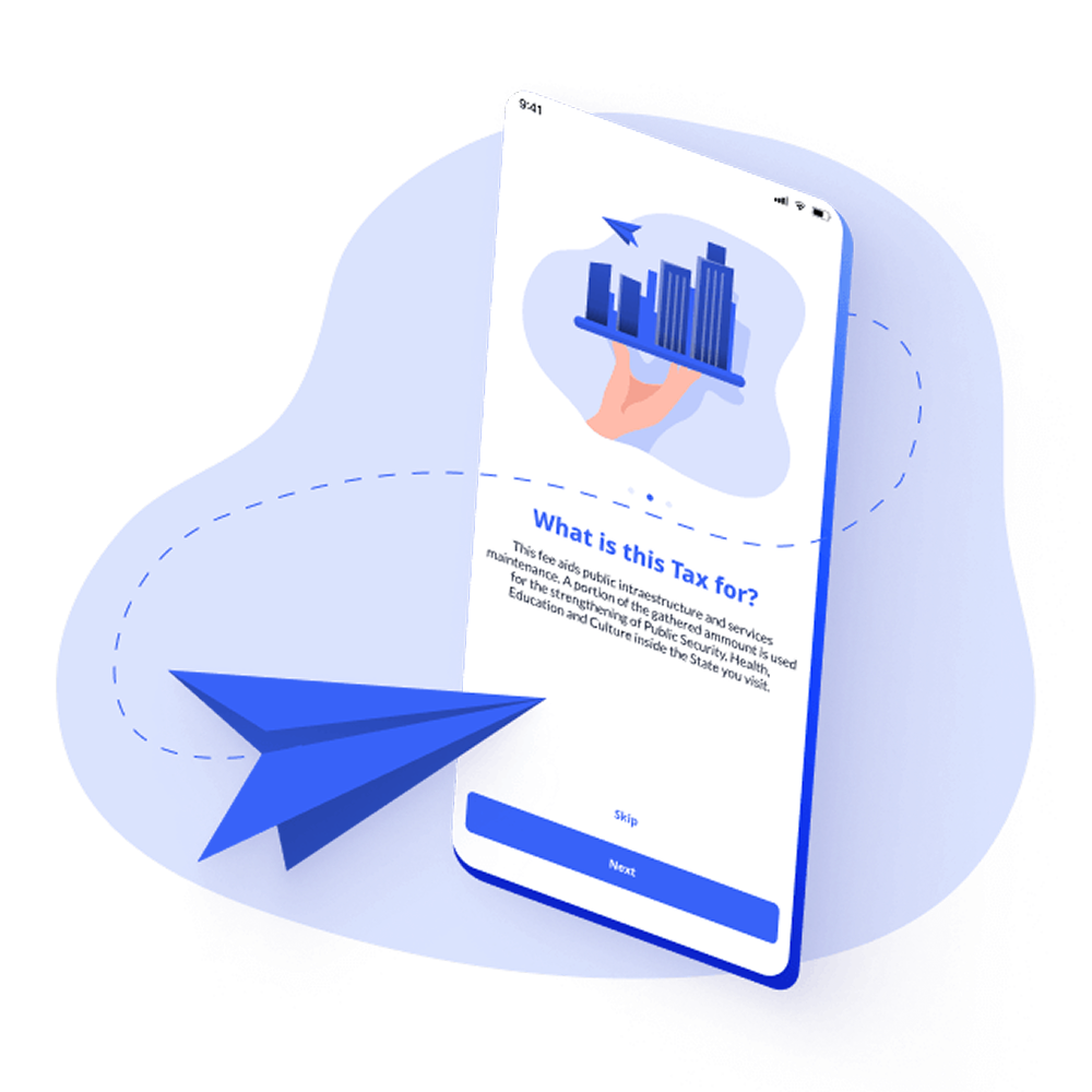 TaxPayment App onboarding screens